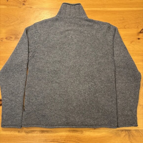 Vintage Sierra Designs Full Zip Shetland Wool Knit Sweater Mens Medium - Picture 6 of 16